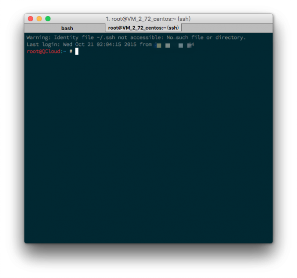 Mac OS X 通过终端 SSH 连接腾讯云服务器 Mac OS X 通过终端 SSH 连接腾讯云服务器