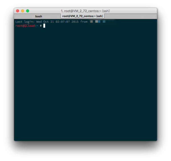Mac OS X 通过终端 SSH 连接腾讯云服务器 Mac OS X 通过终端 SSH 连接腾讯云服务器
